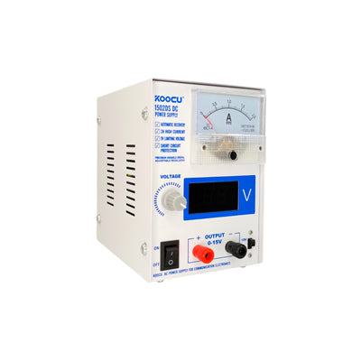 KOOCU 1502DS DC Power Supply – Adjustable Regulated Power for Electronics &amp; Communication