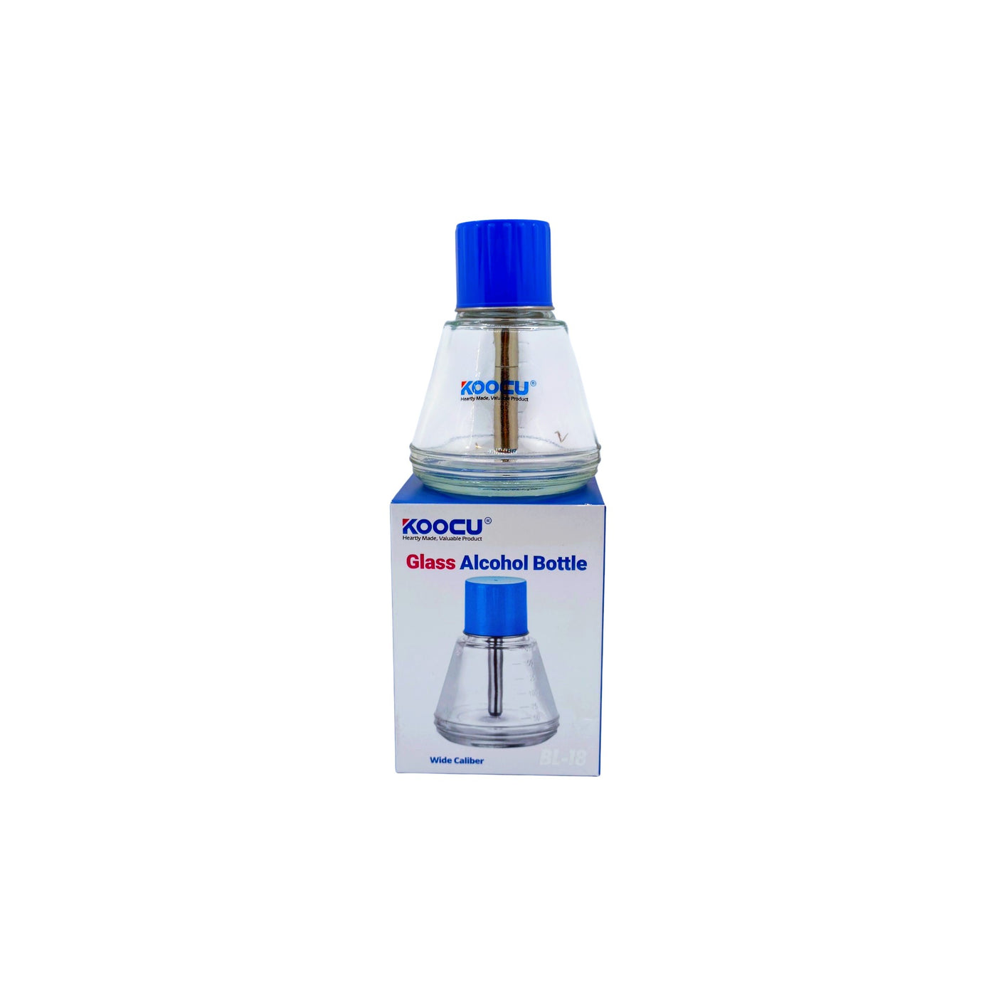KOOCU Glass Alcohol Bottle – BL-18 Wide Caliber