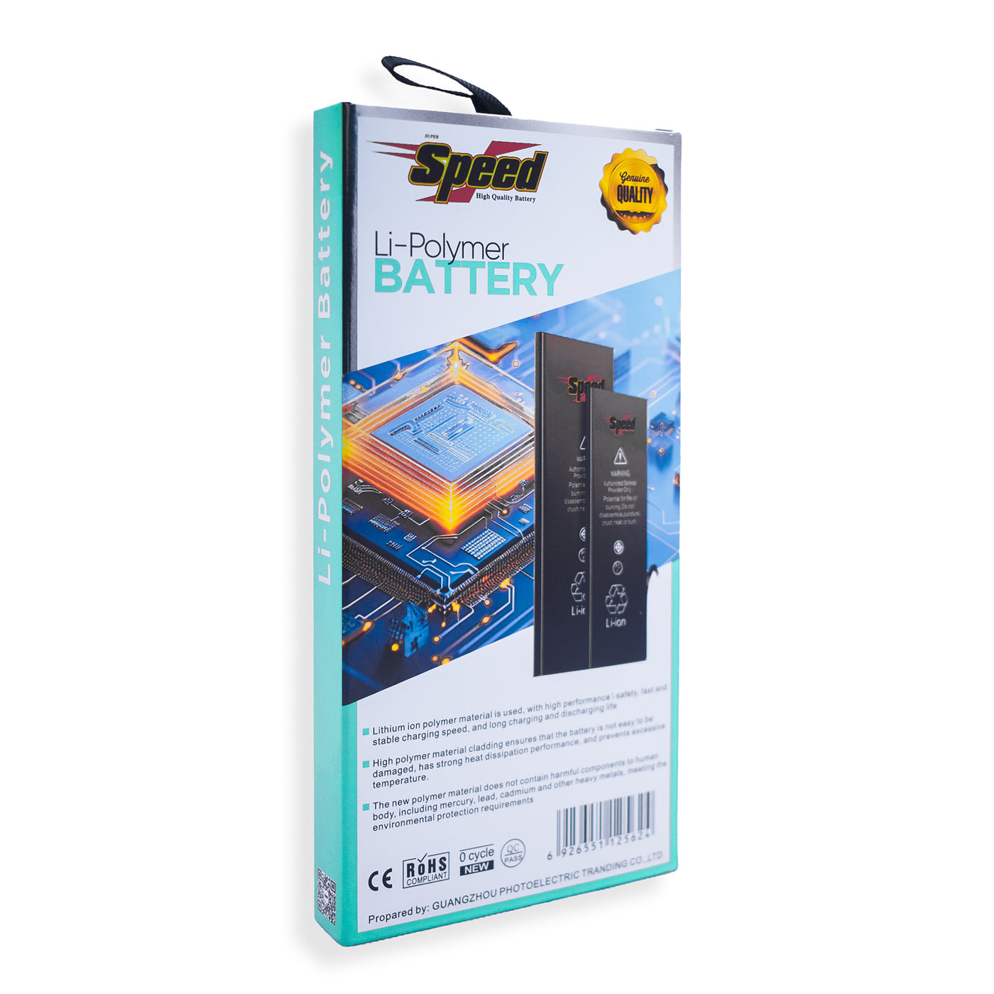 iPhone X | Model A1865 / A1901 / A1902 | SUPER Speed Replacement Battery iPhone X | Model A1865 / A1901 / A1902 | Li-Polymer | 3300mAh High-Capacity Rechargeable Battery (Original 2716mAh)