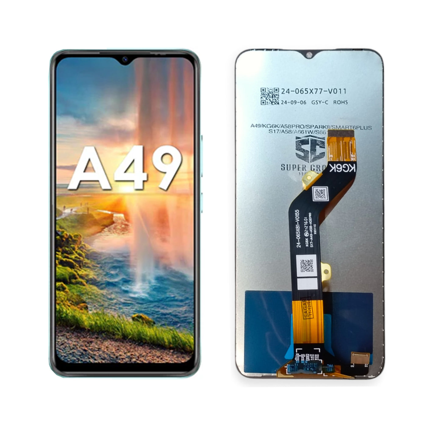Itel A49 Screen Display Panel Replacement  | IPS LCD | High-Quality Touchscreen Digitizer Assembly