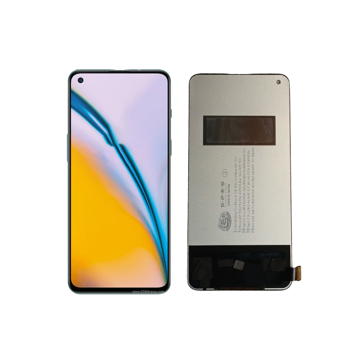 OnePlus Nord 2 AMOLED Screen Display Panel Replacement | Fluid AMOLED | High-Quality Touchscreen Digitizer Assembly