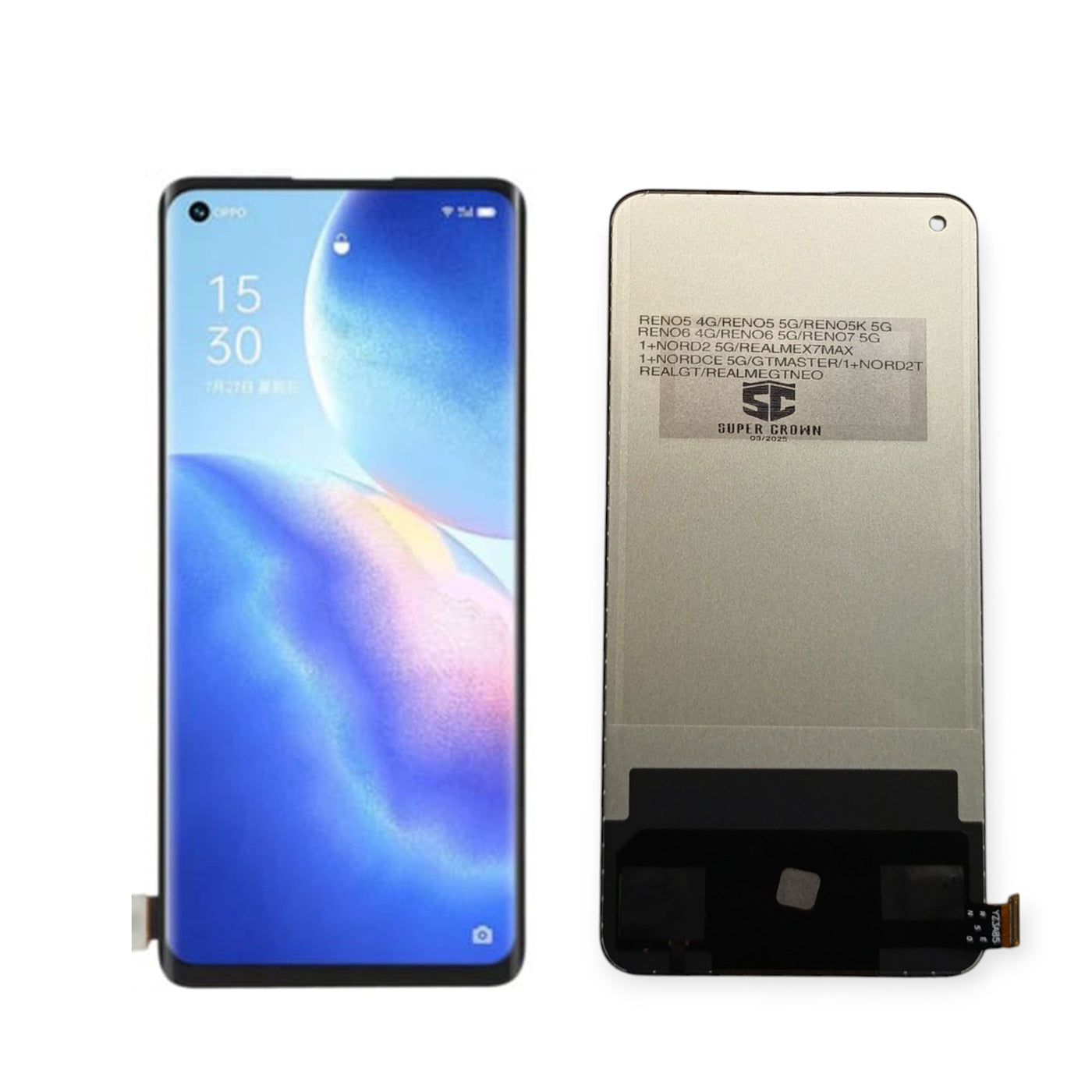 Oppo Reno5 AMOLED Screen Display Panel Replacement  | AMOLED | High-Quality Touchscreen Digitizer Assembly