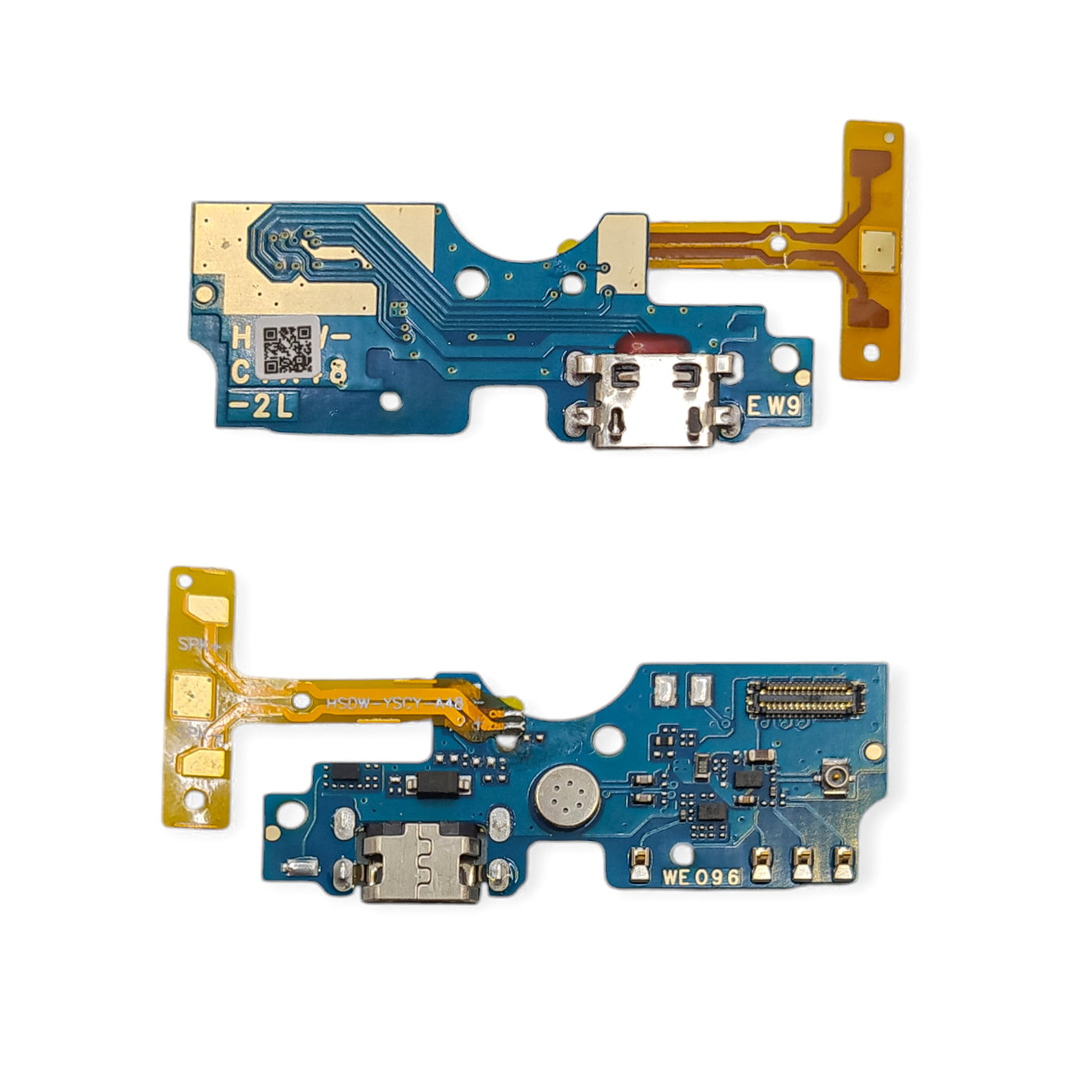 Itel A48 Charging Port Flex  – Micro USB Dock Connector with Microphone &amp; Antenna Line Support