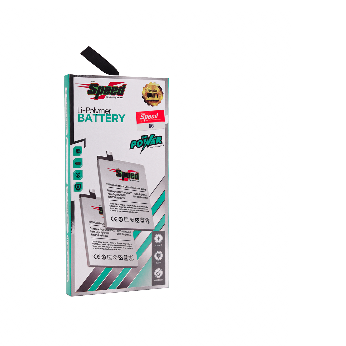 IPhone 8G | Model A1863 |SUPER Speed Replacement Battery Li-Polymer | 2320mAh High-Capacity Rechargeable Battery (Original 1821mAh)