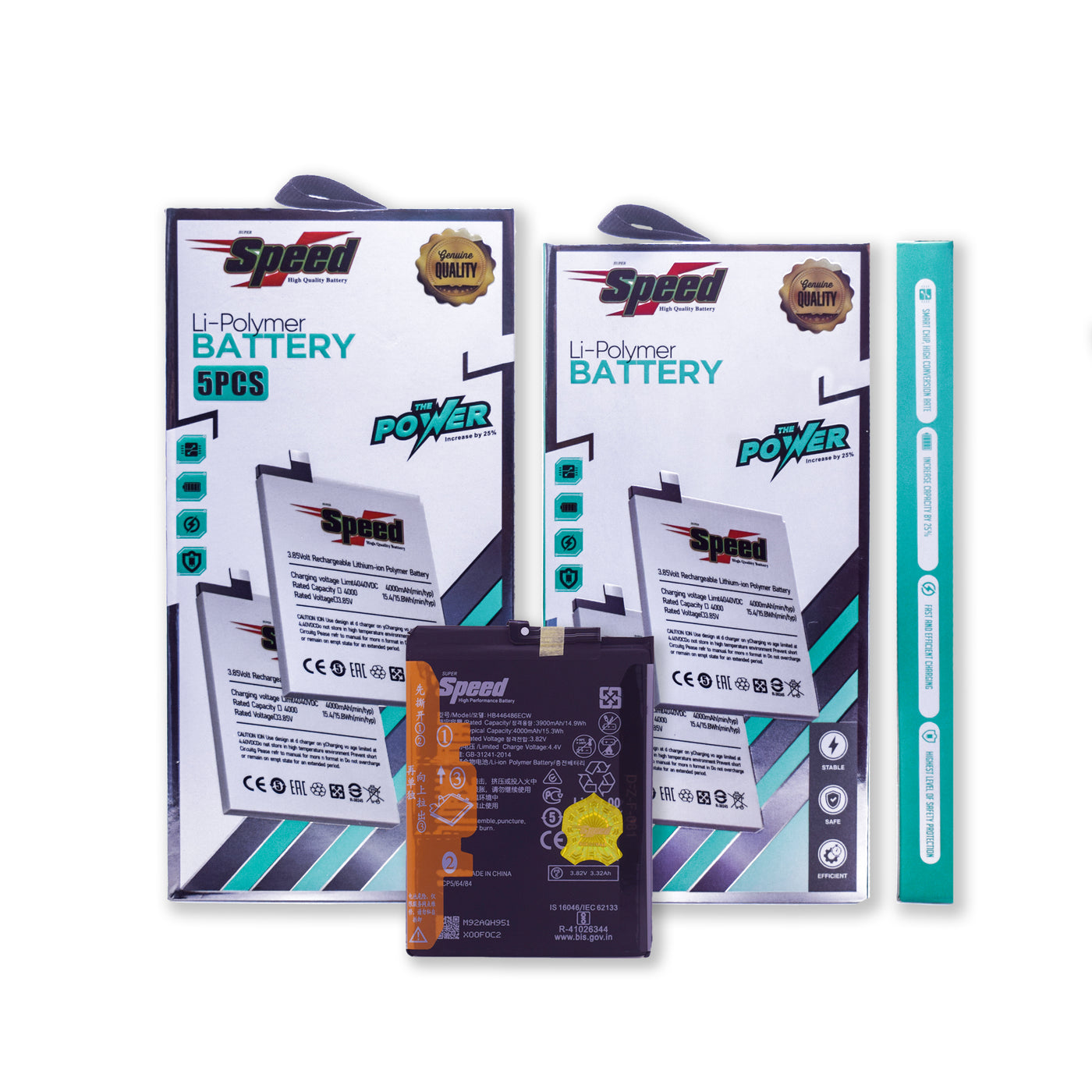 Huawei Y9 Prime 2019 | Model HB446486ECW | SUPER Speed Replacement Battery Li-Ion Polymer | 4000mAh High-Capacity Rechargeable Battery