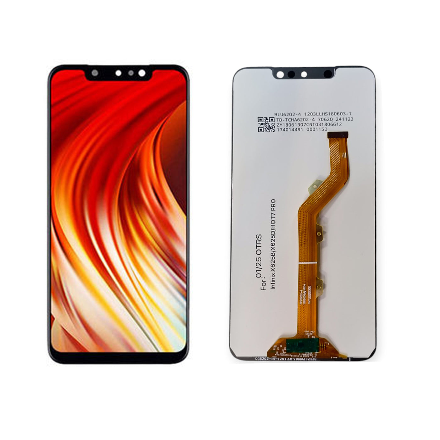 Infinix Hot 7 Pro (X625) LCD Screen Display Panel Replacement | IPS LCD | High-Quality Touchscreen Digitizer Assembly
