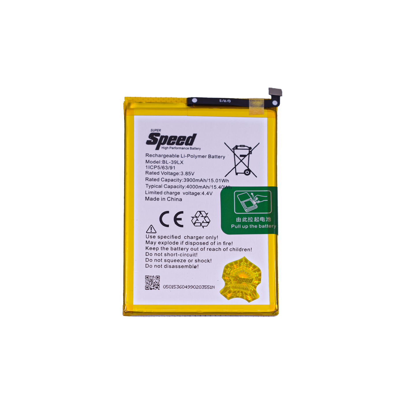 Infinix Smart 4, S5, S5 Lite | Model BL-39LX | SUPER Speed Replacement Battery Li-Polymer | 4000mAh High-Capacity Rechargeable Battery