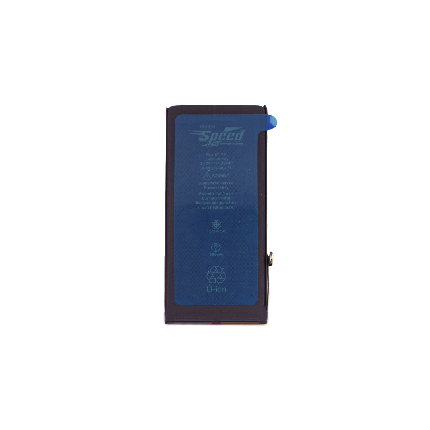 iPhone XR | Model A1984 / A2105 / A2106 / A2108 | SUPER Speed Replacement Battery  Li-Polymer | 3690mAh High-Capacity Rechargeable Battery (Original 2942mAh)