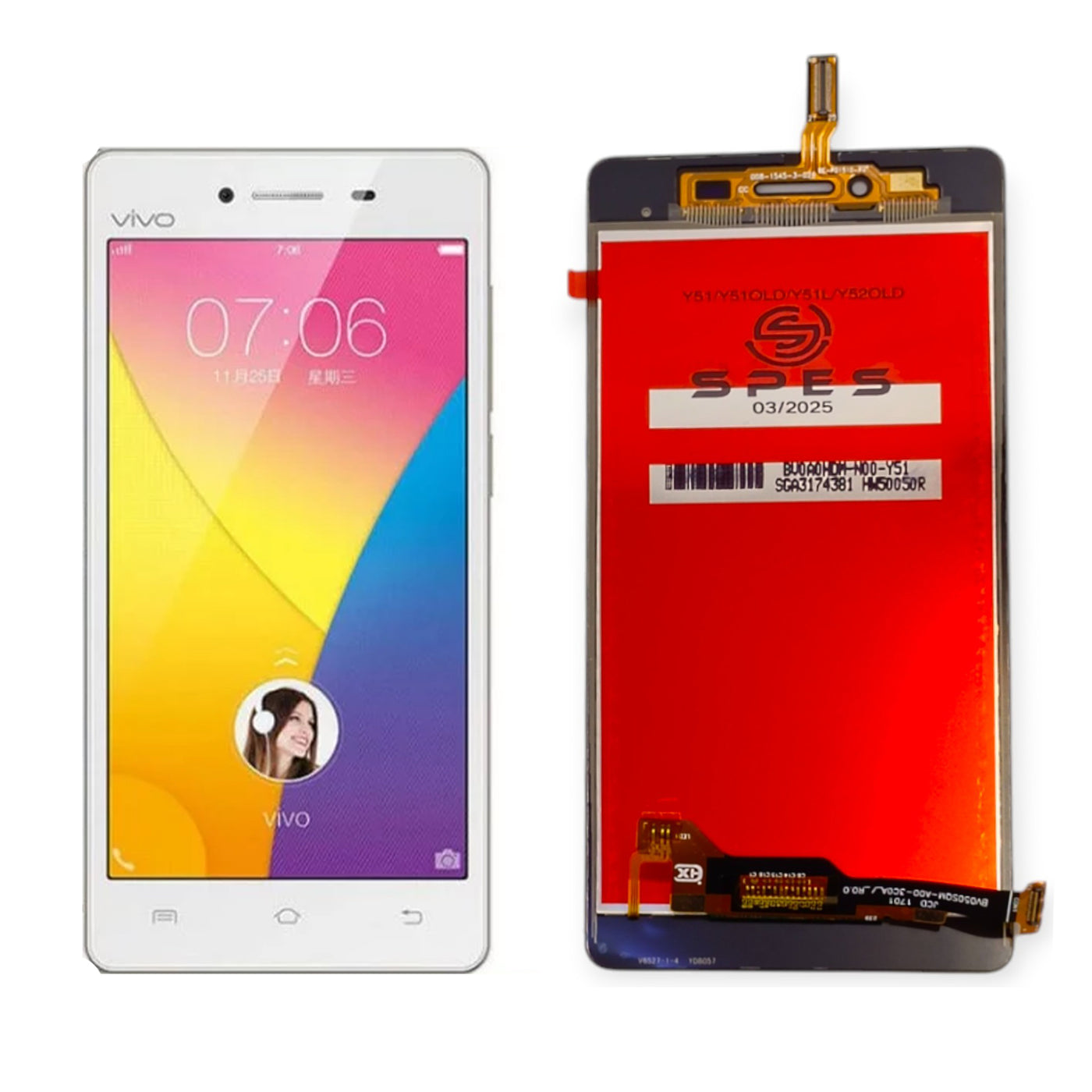 Vivo Y51 LCD Screen Display Panel Replacement | IPS LCD | High-Quality Touchscreen Digitizer Assembly