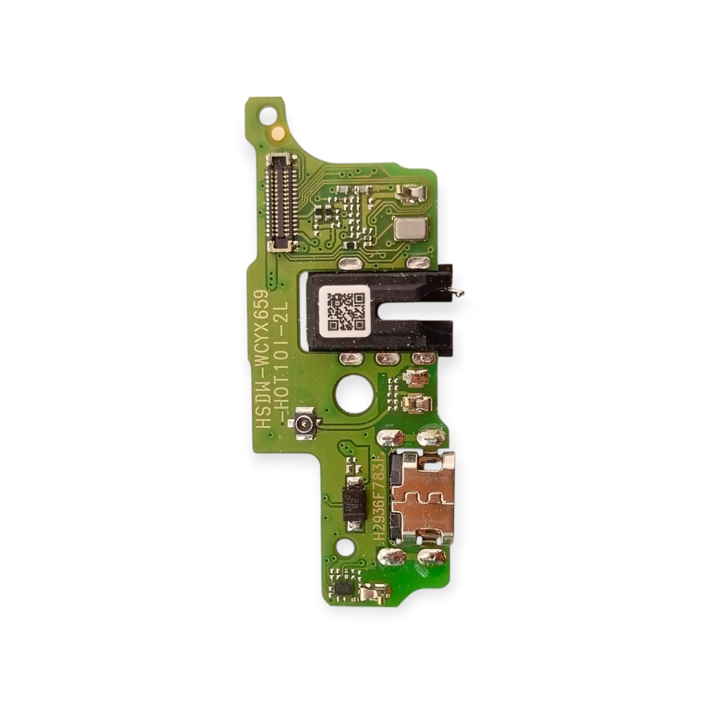 Infinix Hot 10i (X659) Charging Port Flex – Micro USB Dock Connector with Microphone &amp; Antenna Line Support