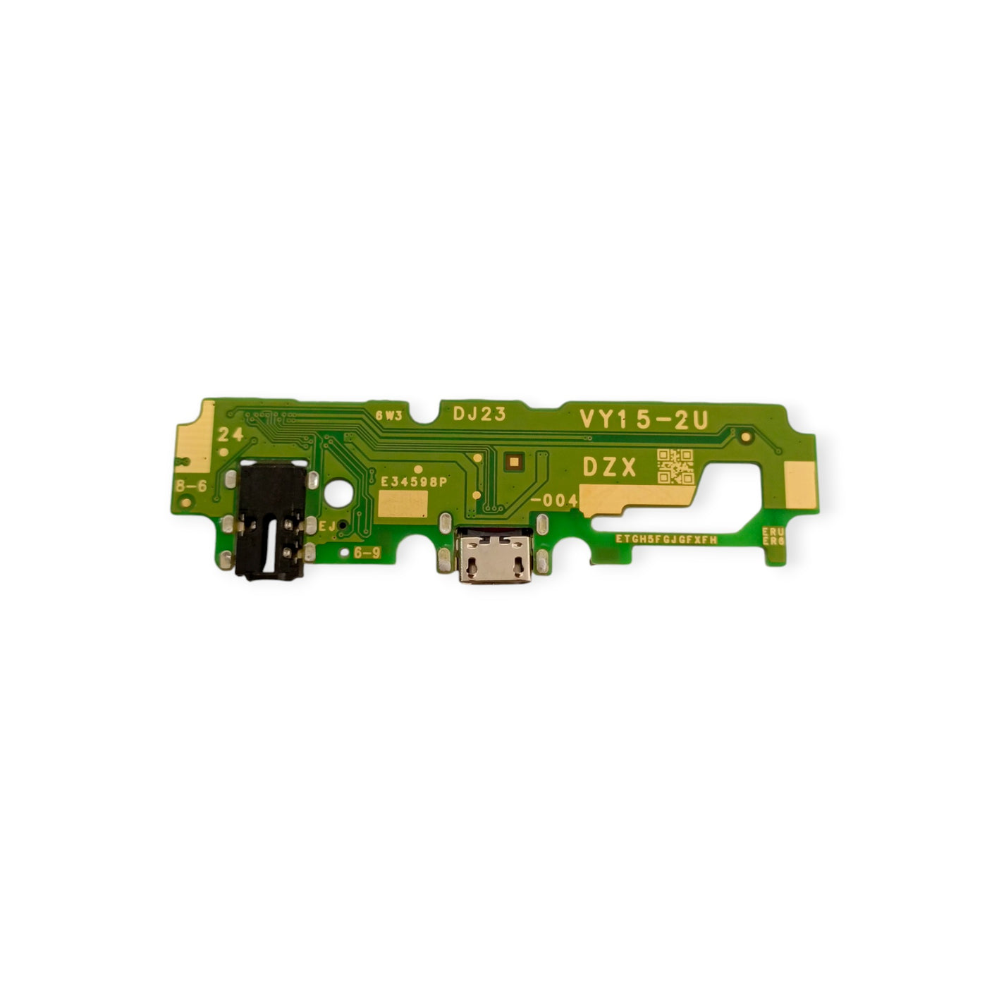 Vivo Y12/Y15 Charging Port Flex – Micro USB Dock Connector with Microphone &amp; Audio Jack Integration