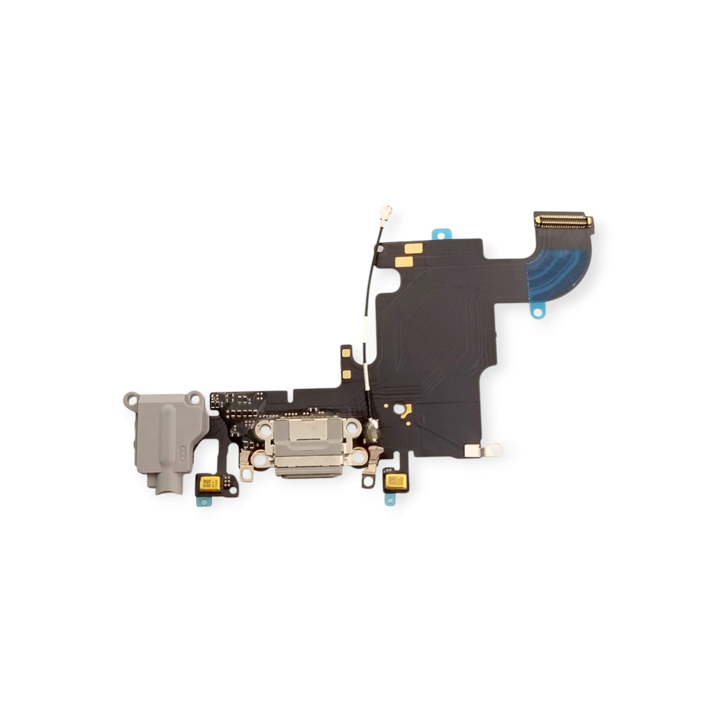 iPhone 6s (Black) Charging Port Flex – OEM Lightning Dock Connector with Mic &amp; Antenna Line Support
