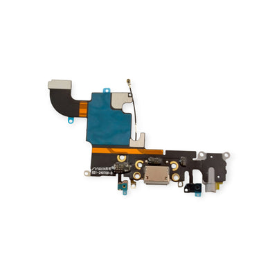 iPhone 6s (Black) Charging Port Flex – OEM Lightning Dock Connector with Mic &amp; Antenna Line Support