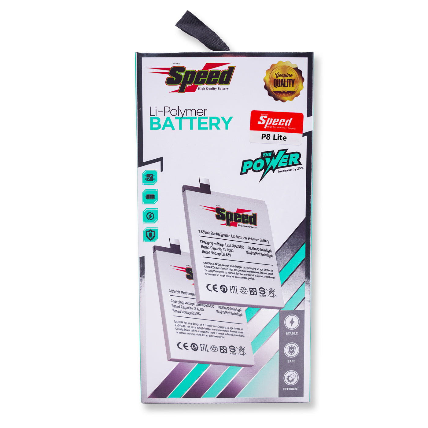 Huawei P8 Lite, GR3, Enjoy 5S, Y3 Series | Model HB3742A0EZC+ |  SUPER Speed Replacement Battery for Li-polymer | 2200mAh High-Capacity Rechargeable Battery