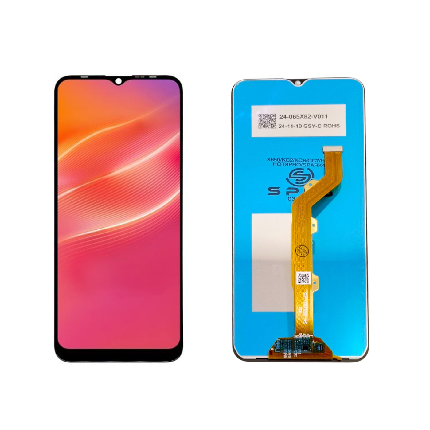 Infinix Hot 8 Lite (X650) LCD Screen Display Panel Replacement | IPS LCD | High-Quality Touchscreen Digitizer Assembly