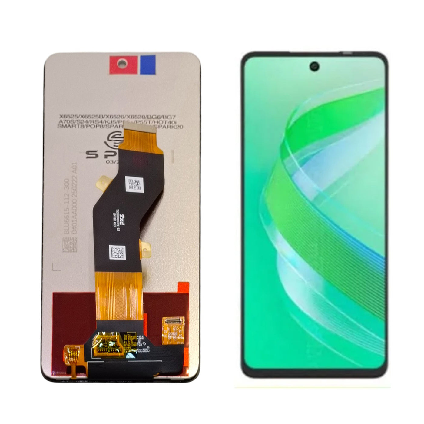 Infinix Smart 8 (X6525) LCD Screen Display Panel Replacement | High-Quality Touchscreen Digitizer Assembly