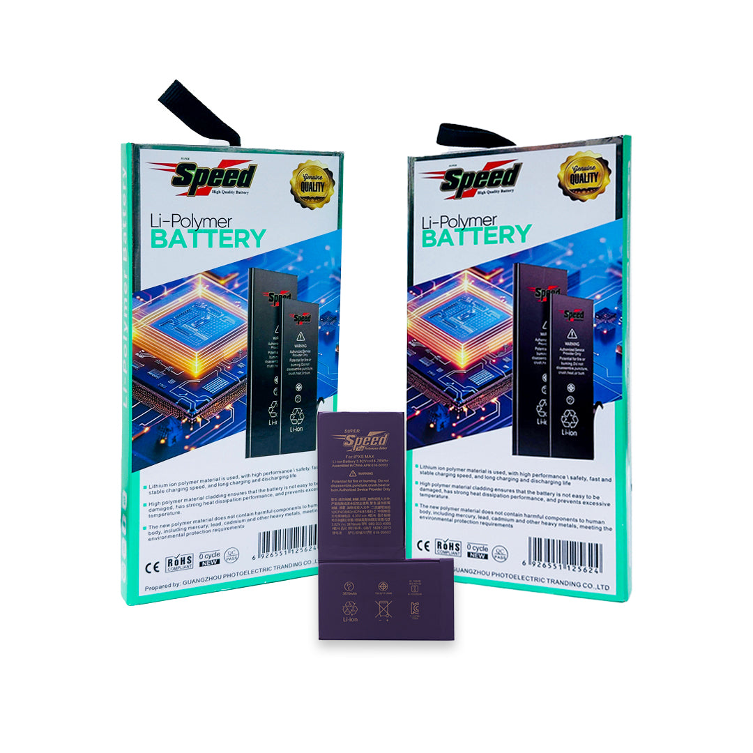 iPhone XS Max | Model A1921 / A2101 / A2102 / A2104 | SUPER Speed Replacement Battery Li-Polymer | 3870mAh High-Capacity Rechargeable Battery (Original 3174mAh)